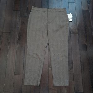 Zara Pants - Zara Checkered Cigarette Pants Size 10 Zara Pants - Zara Checkered Cigarette Pants Size 10